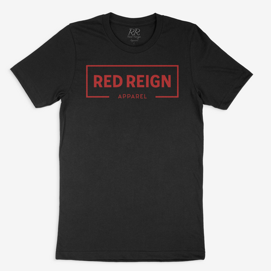 Red Reign Box logo T-shirt